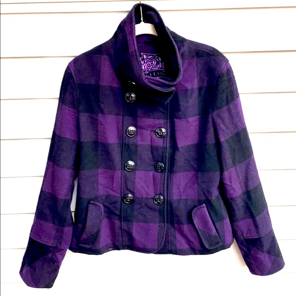 Guess Plaid Coat